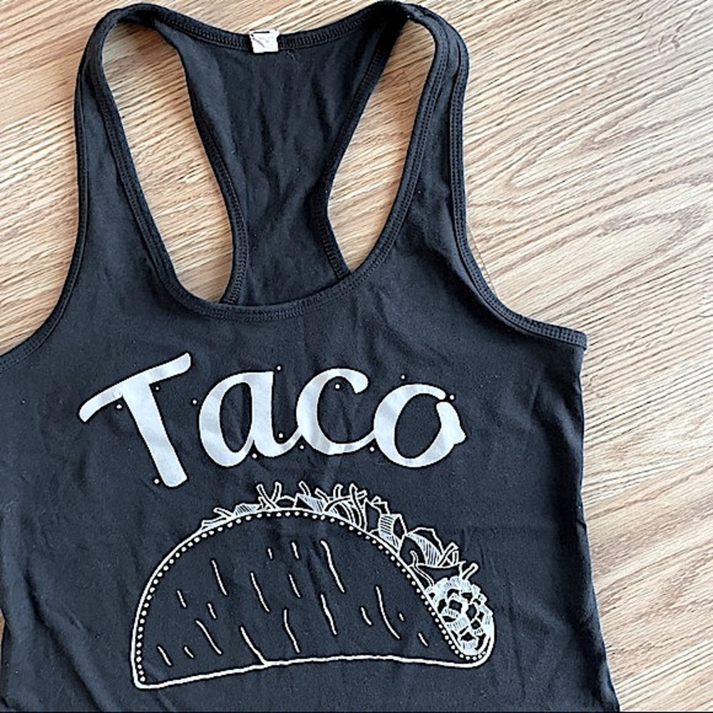🌮 Taco Racerback Tank - Medium - Picture 2 of 5
